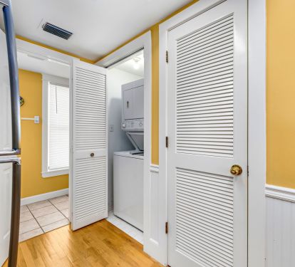 Half Bath and Washer/Dryer