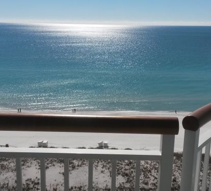 Gulf view from balcony