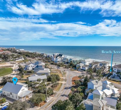 Steps away from public beach access
