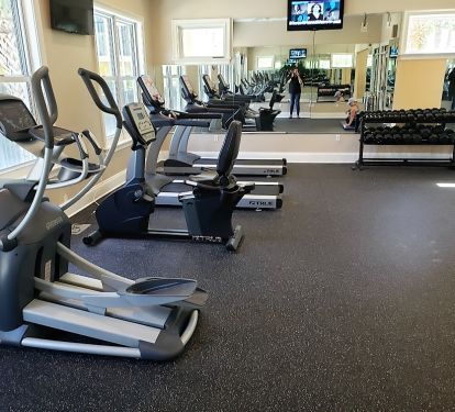 Expanded fitness center with updated equipment!