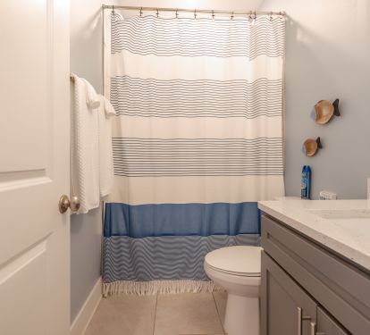 First floor full bathroom