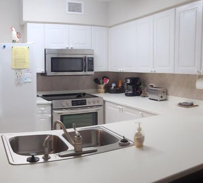 Fully equipped kitchen; use as much or little as you desire!