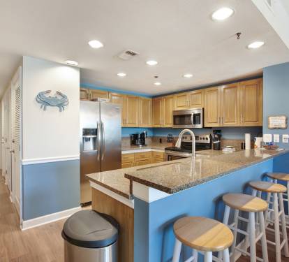 Kitchen with Bar Seating