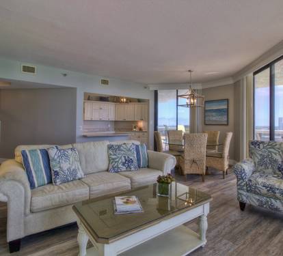 Opened to Living Room, Kitchen &amp; Dining Room