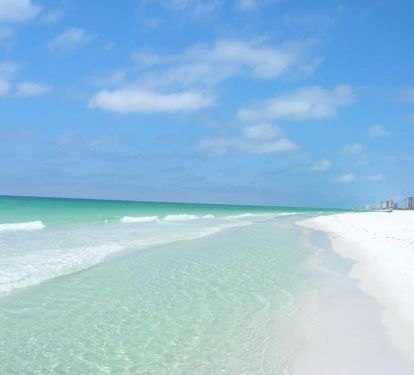 Sugar sand and emerald waters!