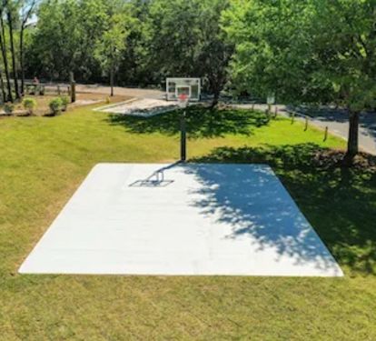 Basketball Court On Property