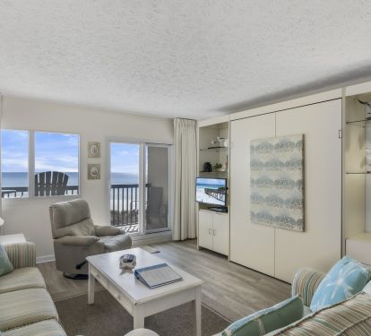 Living Room with ocean view