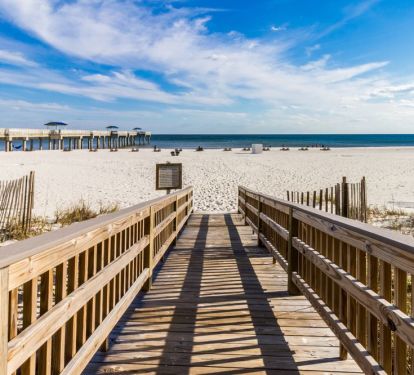 Private Boardwalk to the beach 