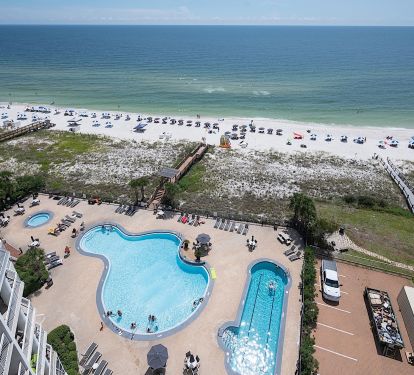 Blissful beachfront Palacio in Perdido Key!