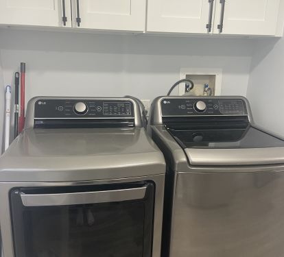 We installed a new washer/dryer the summer of 2023. 
