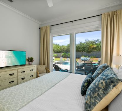 1st Floor Bedroom with Pool Access