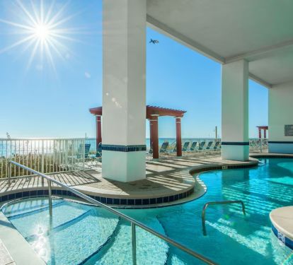 Gulf side indoor outdoor pool