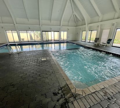 Summer House has a great indoor pool &amp; huge jacuzzi right in front of resort