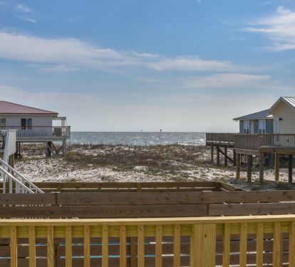 View of the Gulf from the back deck