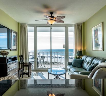 Amazing views and great TV with premium channels and DVD player