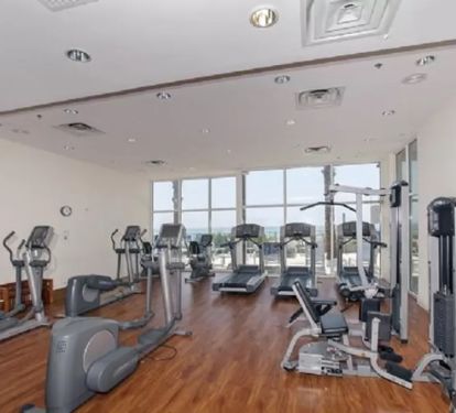 Fitness Center with ocean view!