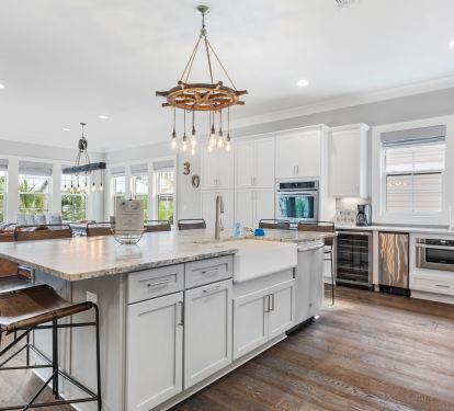Open concept layout combined with plenty of storage to accommodate everyone