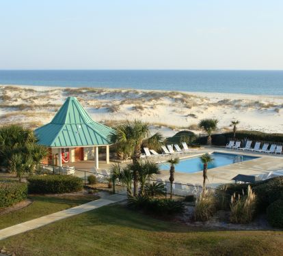 Second Pool and beach