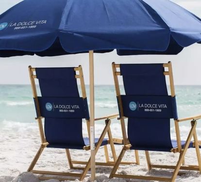 Beach Service for 2 Included with your stay- available 3/1-10/31