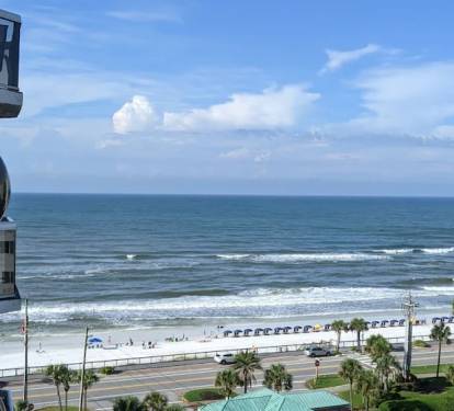 Close to beach balcony view