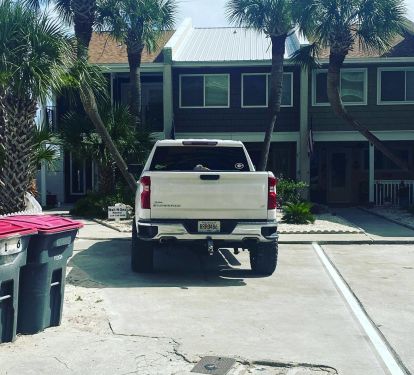 2 car spaces front to back