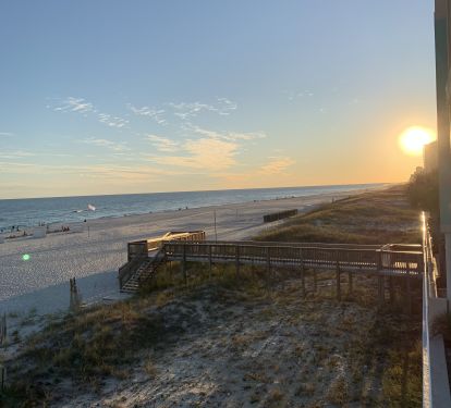 Sunset from your Private Balcony 