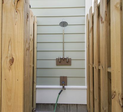 Outside shower