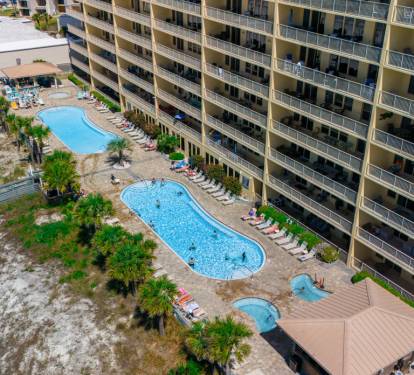 Pools gulf front