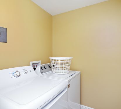 Enjoy the convenience of a NEW full-sized washer and dryer set