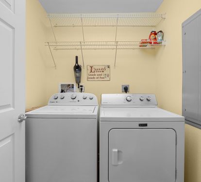 In unit washer and dryer