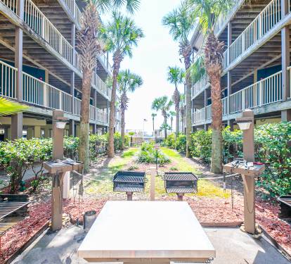 Grilling out is always a good time at Sandpiper!