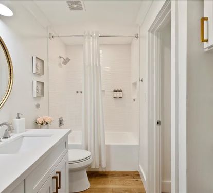 Spa Inspired bathroom with deep soaking tub