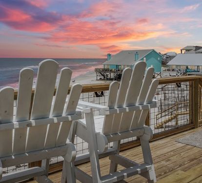 Perfect spot for evening cocktails