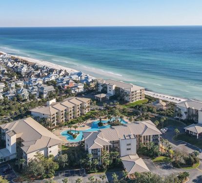 Drone view of High Pointe resort