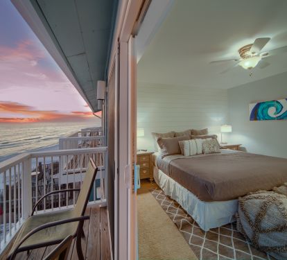Balcony from Master bedroom 