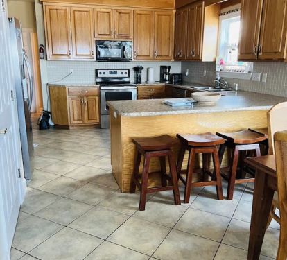 Kitchen on main level