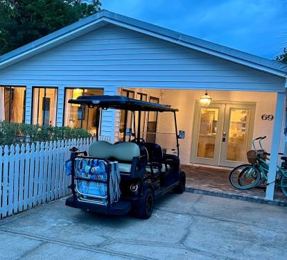 6 seater golf cart Included! This is a $125/day amenity