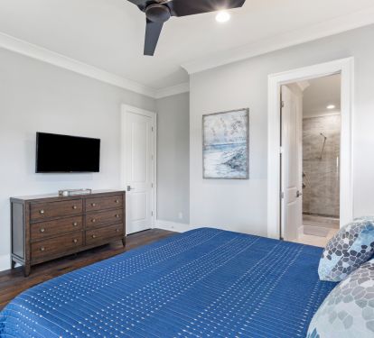 King suites are spacious and have ensuite bathrooms