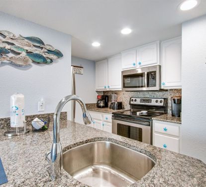 Kitchen with full-size appliances