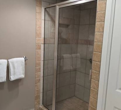 Master shower area