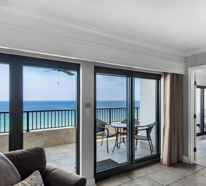 Spectacular views from living area