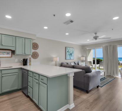 kitchen and living 