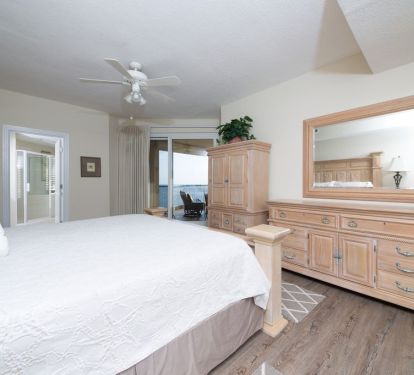 Balcony access from the master bedroom