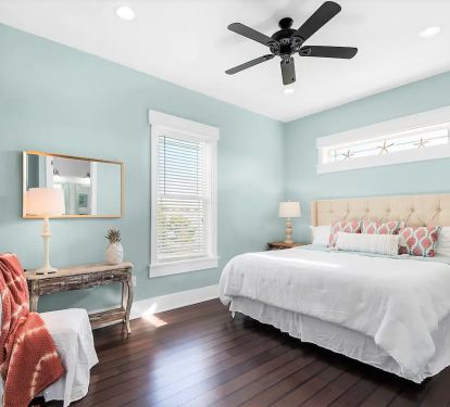 Freestyle-23 Bed 1: First floor king with private bath. Spacious with no stairs to climb. (Ideal for those with mobility challenges.)
