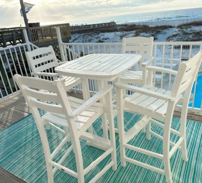 Enjoy the beach and poolside views on our composite patio deck furniture!