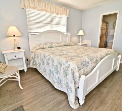 Master bedroom with private bath room.