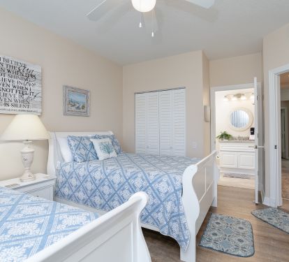 Third Bedroom with 2 Double Beds and Private Bath