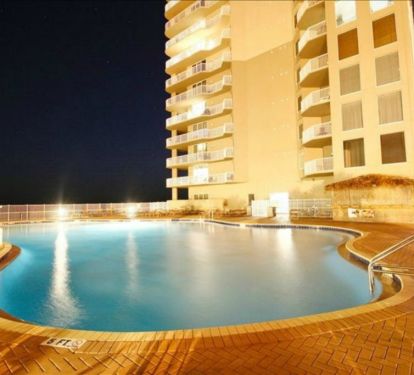 Swimming Pool and Night View