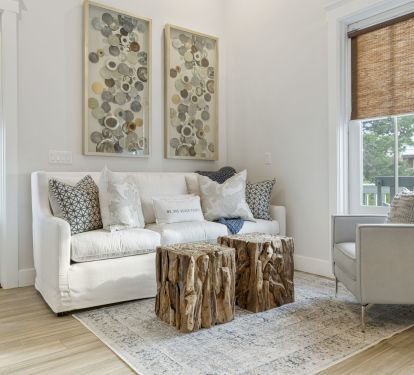 Luxury awaits you in this beautiful carriage house- 90 inch sofa