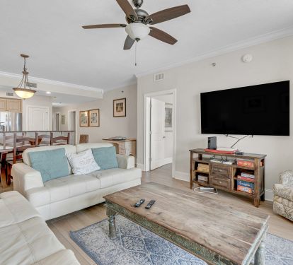 Open layout perfect for relaxing after a beach day.